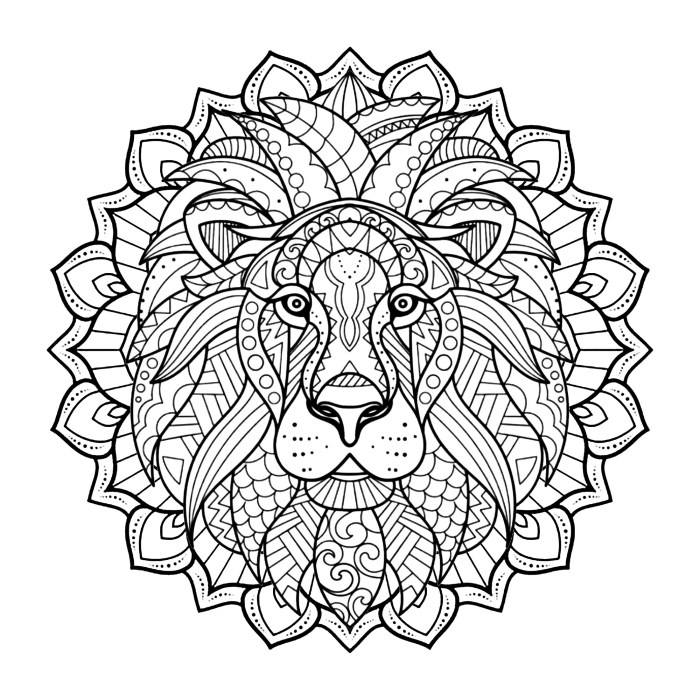 Lion king coloring book pages